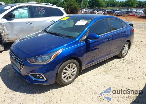 2022 Hyundai Accent Sel from USA, damaged, VIN 3KPC24A6XNE156370